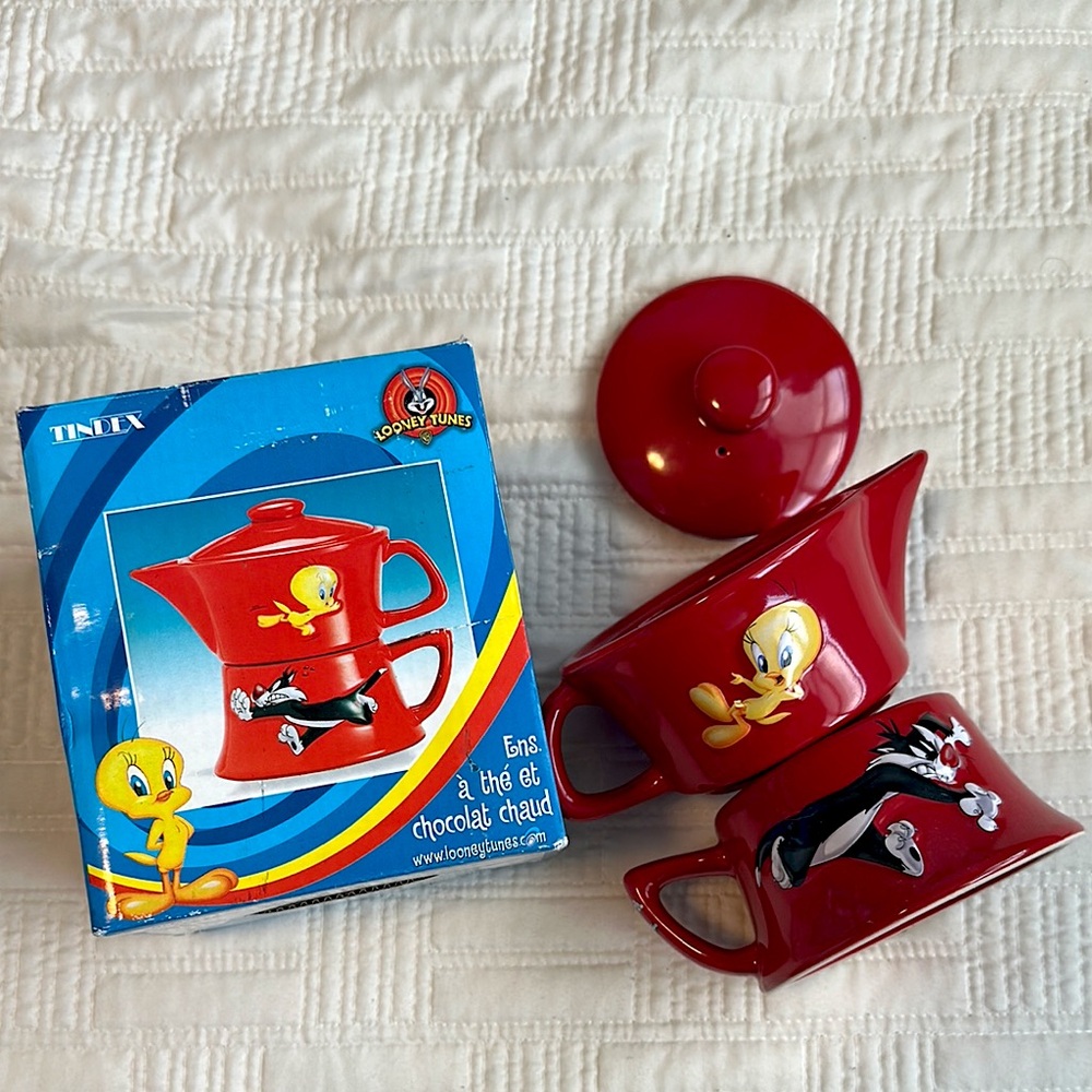 Looney Tunes "Tea for One" Stacking Set by Tindex